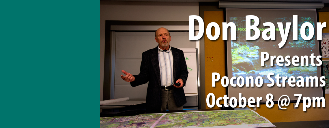 Join Us for Our October Public Meeting: “Pocono Streams” with Don Baylor